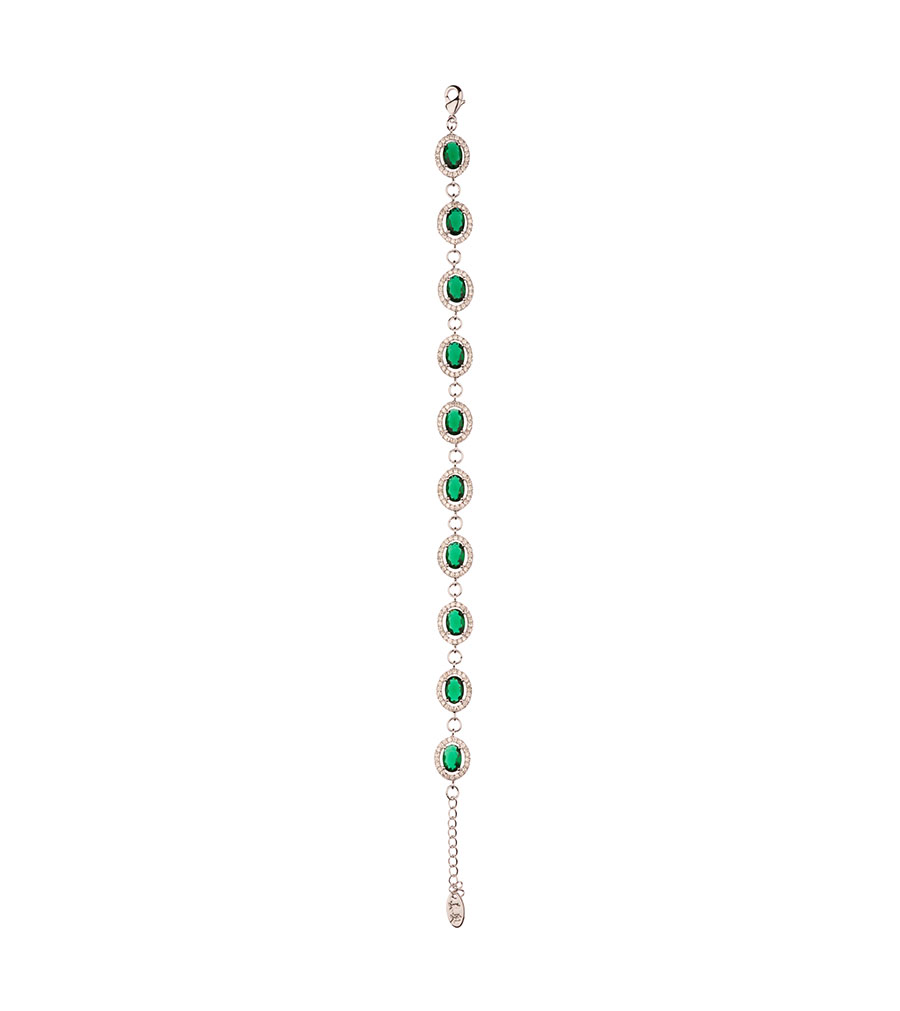 3mm Sterling Silver Shiny Balls & May Emerald Bracelet – Key West Jewelry  Stand